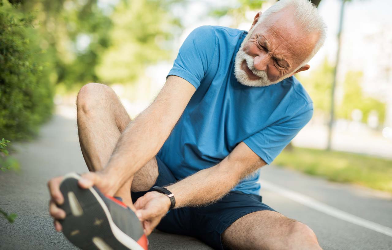 Runner on the ground with ankle pain needs tibialis posterior tendon repair treatment