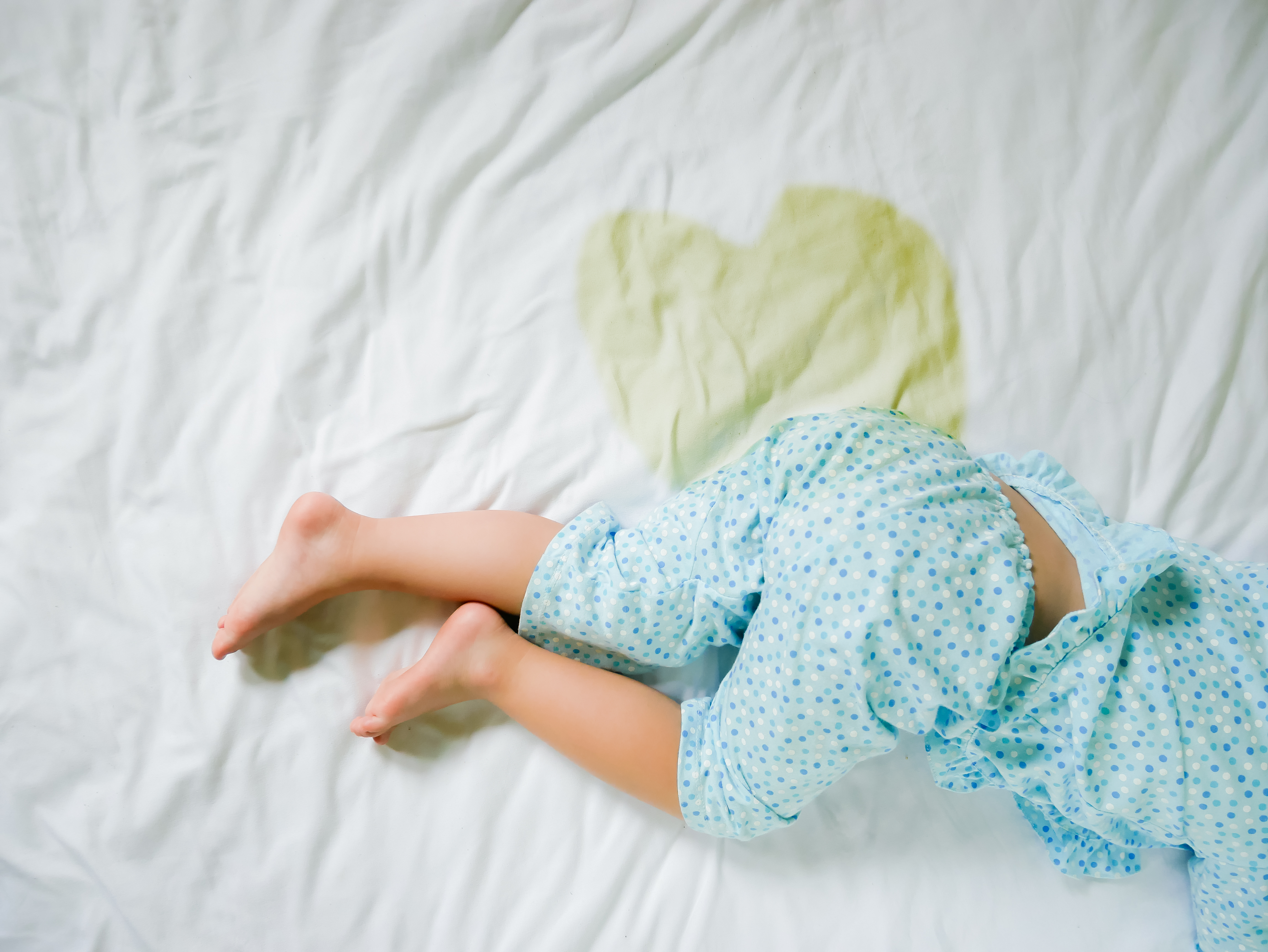 A child has experienced bed wetting issues