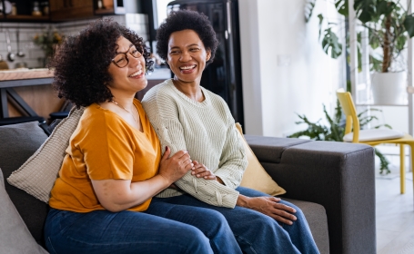 ladies laughing