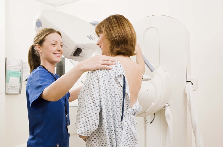 Private patient mammogram