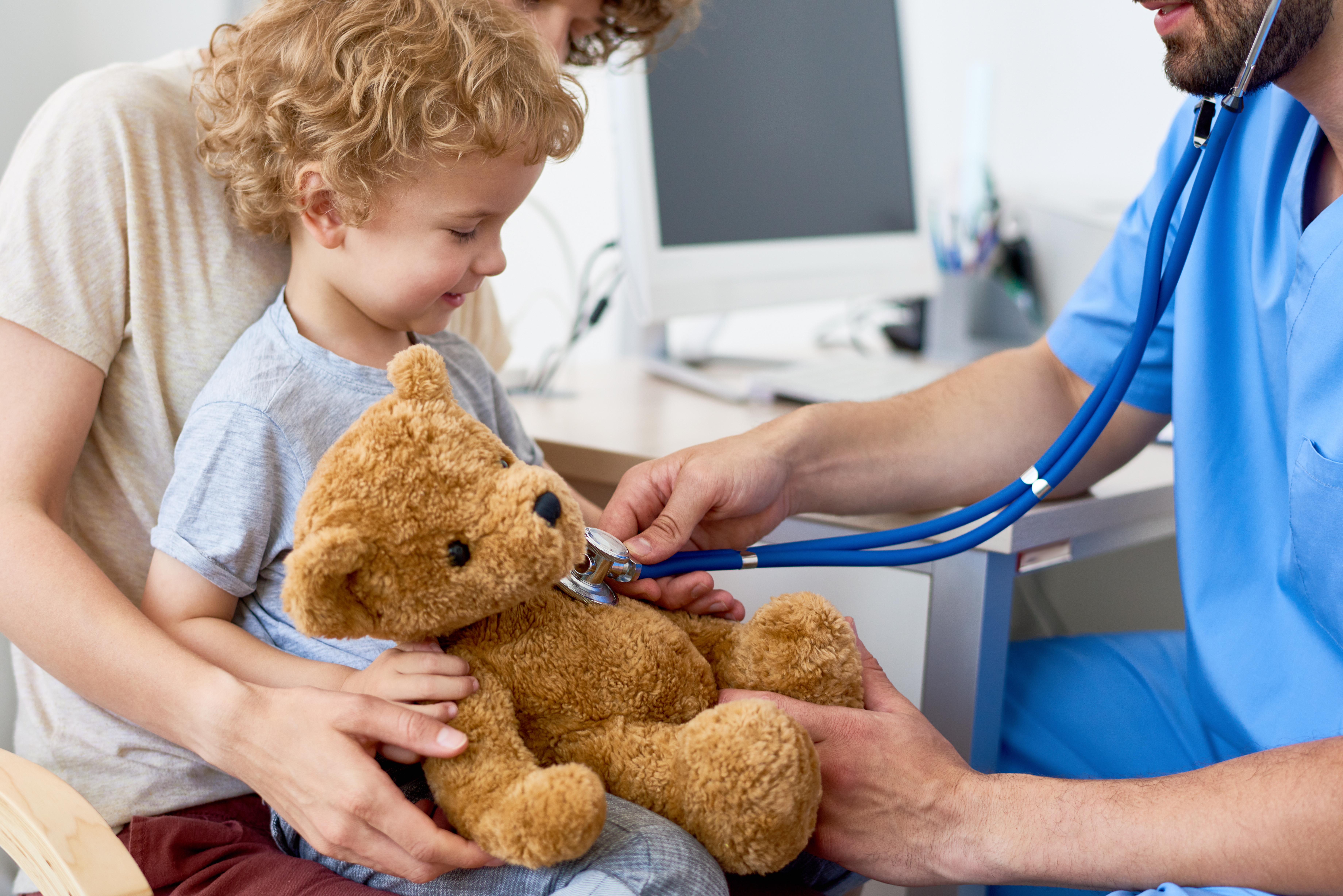 Mother and Child in Paediatric Office