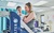young female patient on anti gravity treadmill as part of physiotherapy session