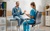 Psychiatry consultation with a male patient speaking to a psychiatrist