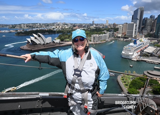 Denise Cox at Sydney Harbour Bridge
